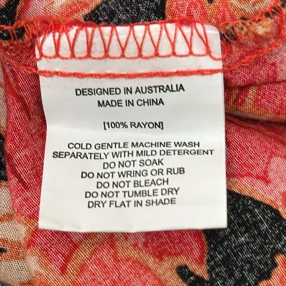 Abel The‎ Label Vivid Dreams Maxi Dress - Picture 10 of 11